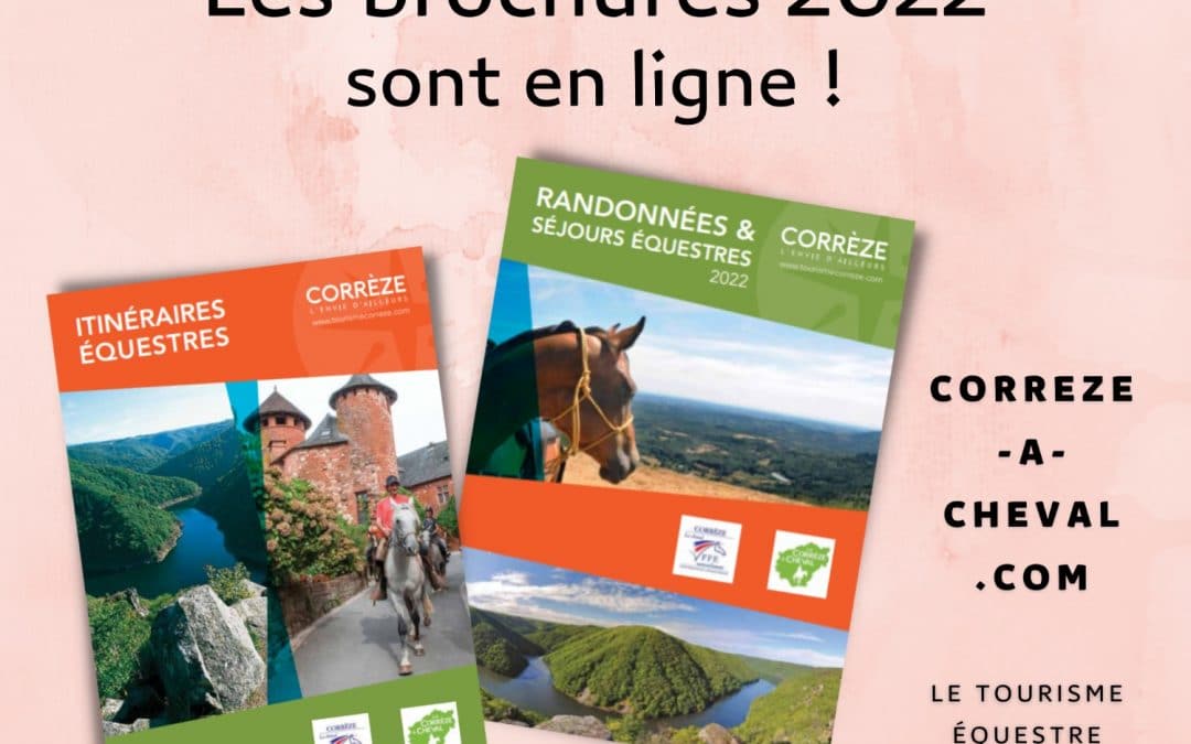 Brochures Corrèze à cheval 2022 !